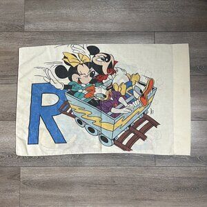 Vintage Mickey Mouse & Minnie Mouse Walt Disney Productions 1 Pillow Case Goofy